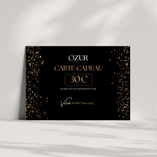 Carte cadeau OZUR