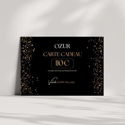 Tarjeta regalo OZUR